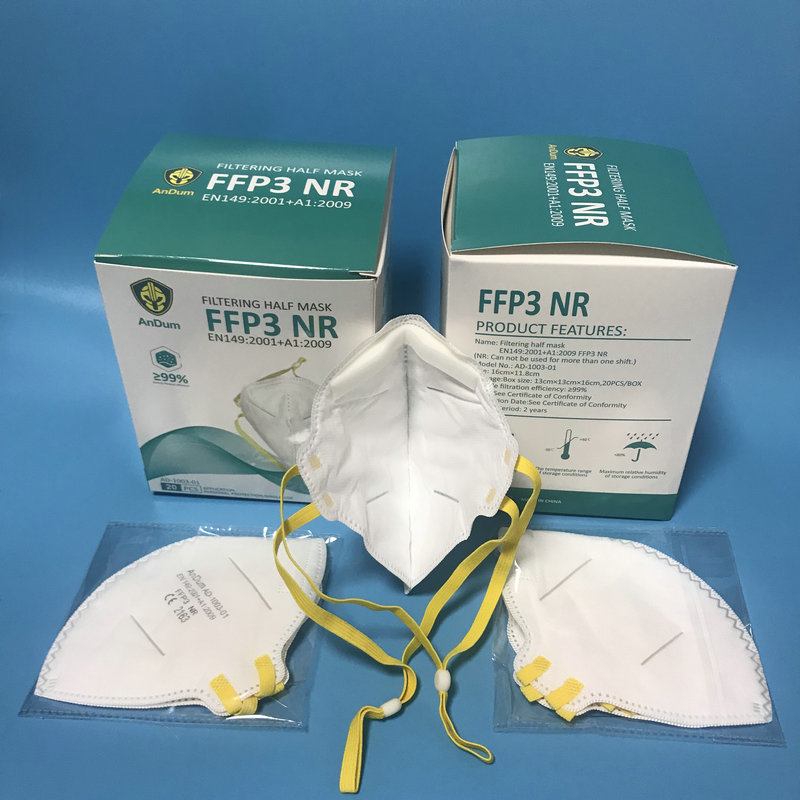 Surgical Mask - Head mounted FFP3 mask adjustable 3D