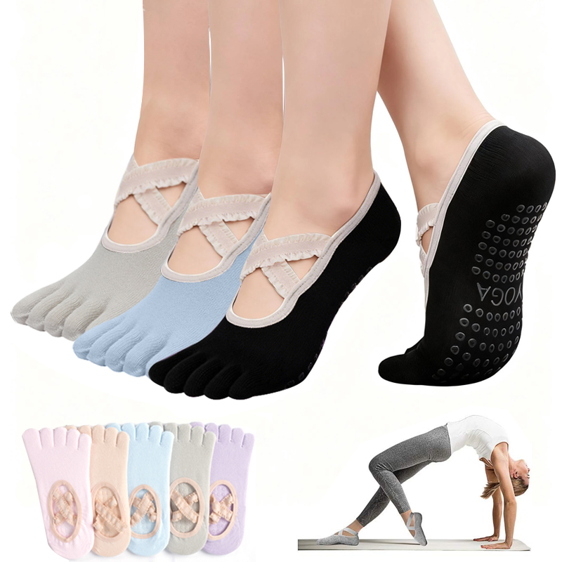 Medical Tape - Ladies Non-Slip Pilates Socks Woman Lace