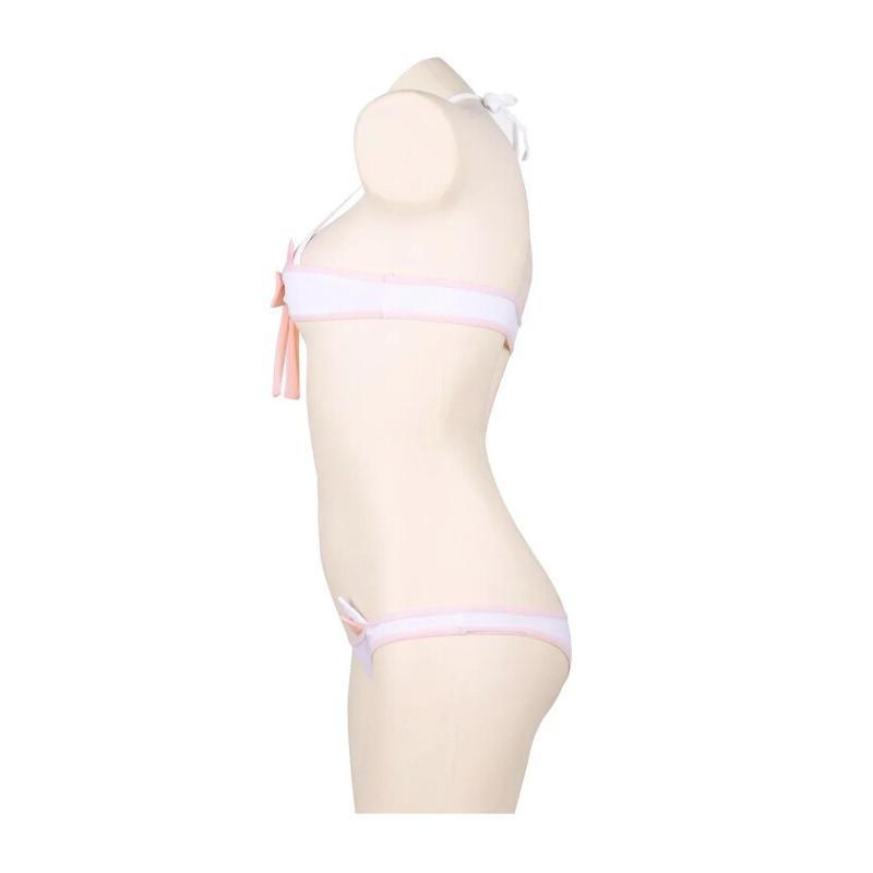 Lolita Anime Pink Bow Mini Bik - Bandage 评论和价格