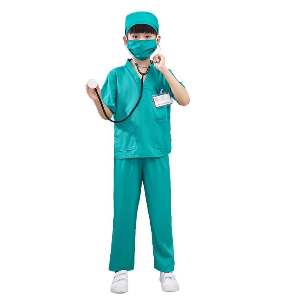 6PCS Doctor Scrubs Uniform Set - Surgical Mask 评论和价格