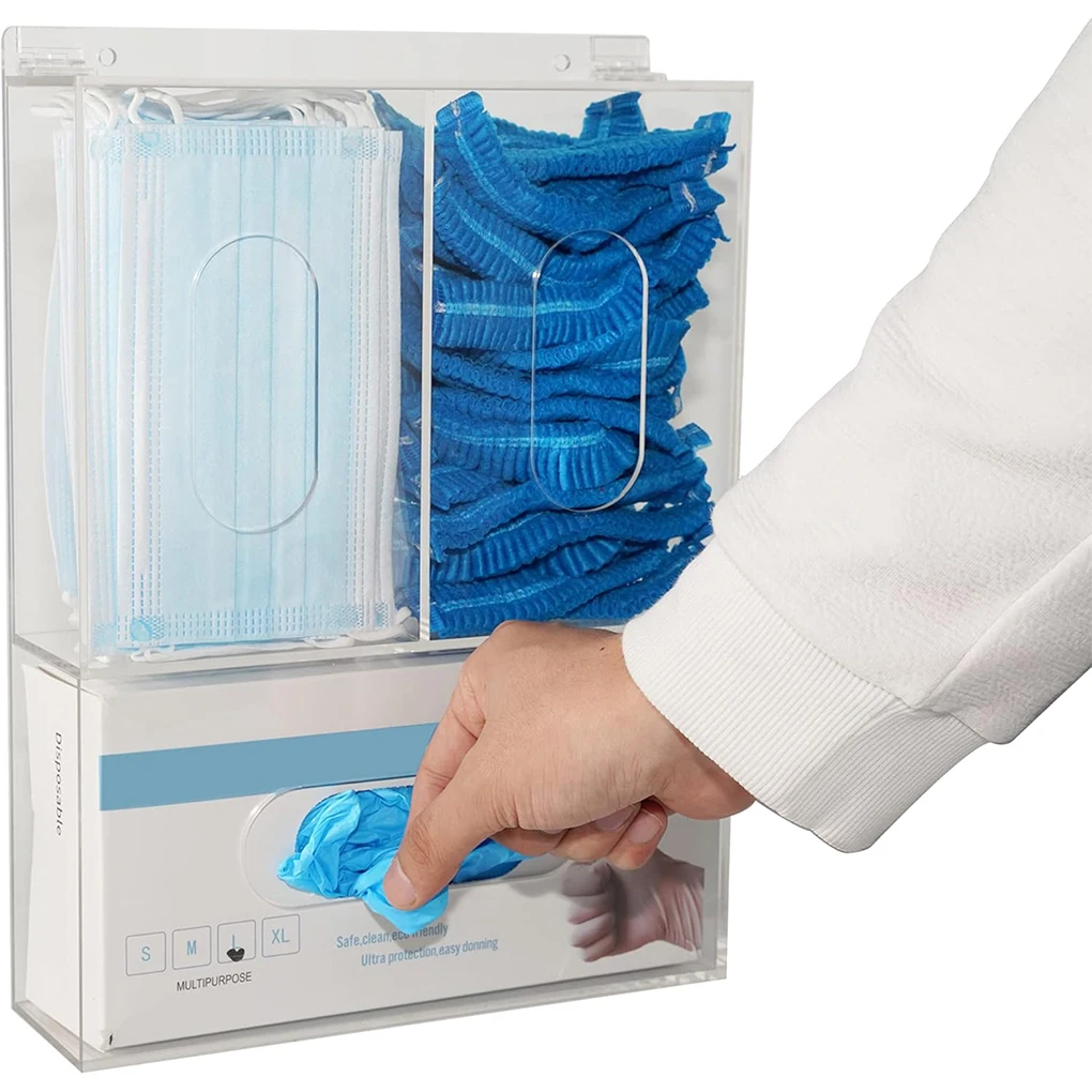 3 Grids Acrylic Glove Holder T - Medical Gloves 评论和价格