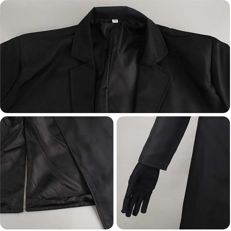 Dazai Cosplay Costume Black Tr - Bandage 评论和价格