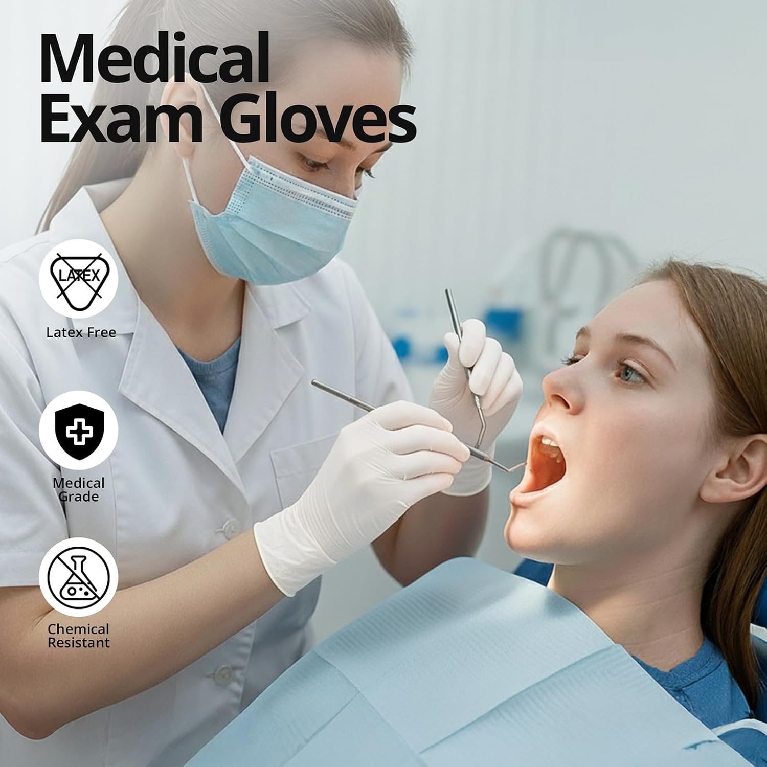Heavy Duty White Nitrile Glove - Medical Gloves 评论和价格
