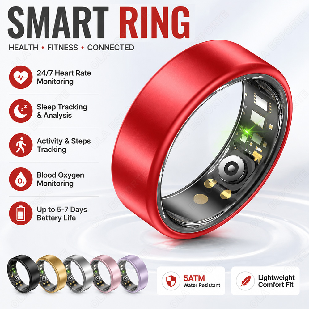 Smart Ring Heart Rate Blood Pr - Blood Pressure Monitor 评论和价格