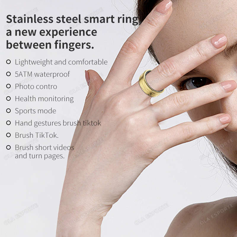 Stainless Steel Smart Ring Wat - Blood Pressure Monitor 评论和价格