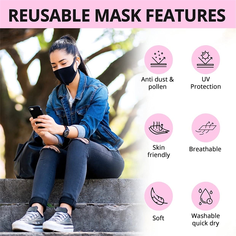 5/10PCS Fashion Solid Earloop  - Surgical Mask 评论和价格