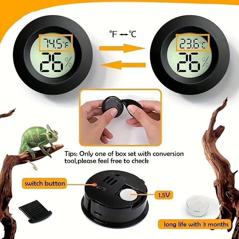 ℉/℃ Mini LCD Digital Thermomet - Thermometer Digital 评论和价格