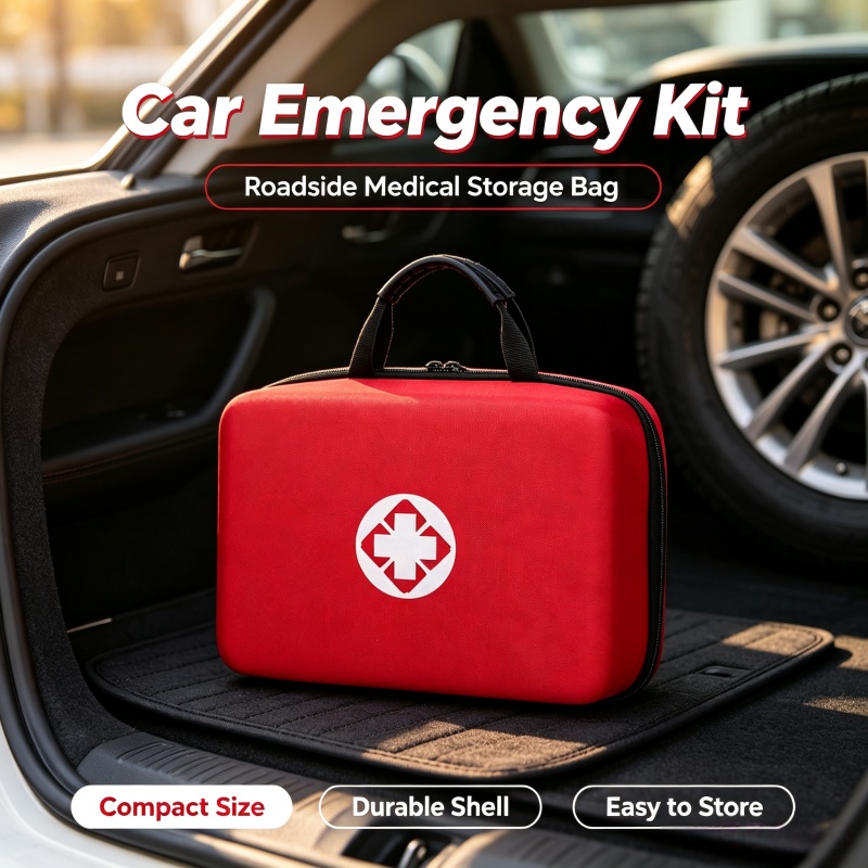Portable Hard Shell First Aid  - First Aid Kit 评论和价格