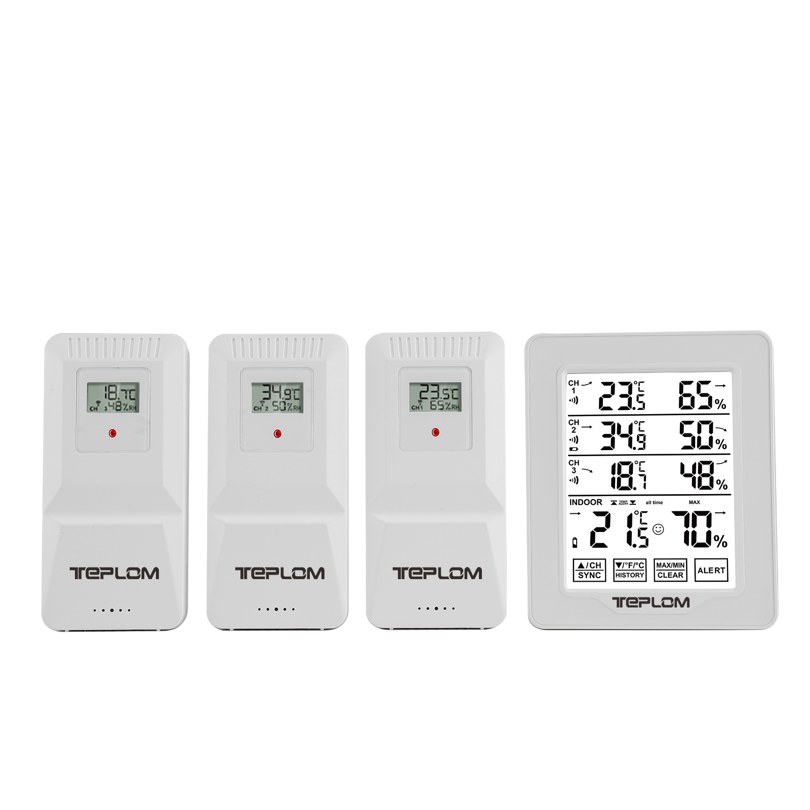 3-In-1 Wireless Indoor Outdoor - Thermometer Digital 评论和价格